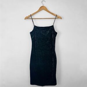 Elodie | Dresses | Nwt Elodie Black Velvet Check Minidress Sz Xl